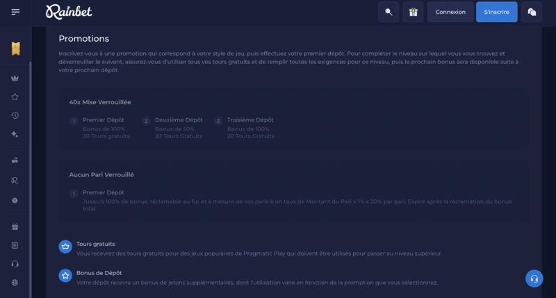 Rainbet Bonuses